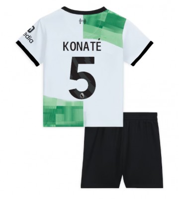 Liverpool Ibrahima Konate #5 Replica Away Stadium Kit for Kids 2023-24 Short Sleeve (+ pants)